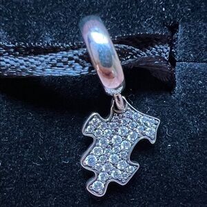 Pandora Silver Puzzle Piece Charm
